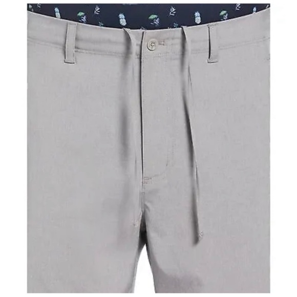 NWT Nicklaus Golf Shorts Heather Gray Elastic Drawstring Size 38 - Picture 2 of 8